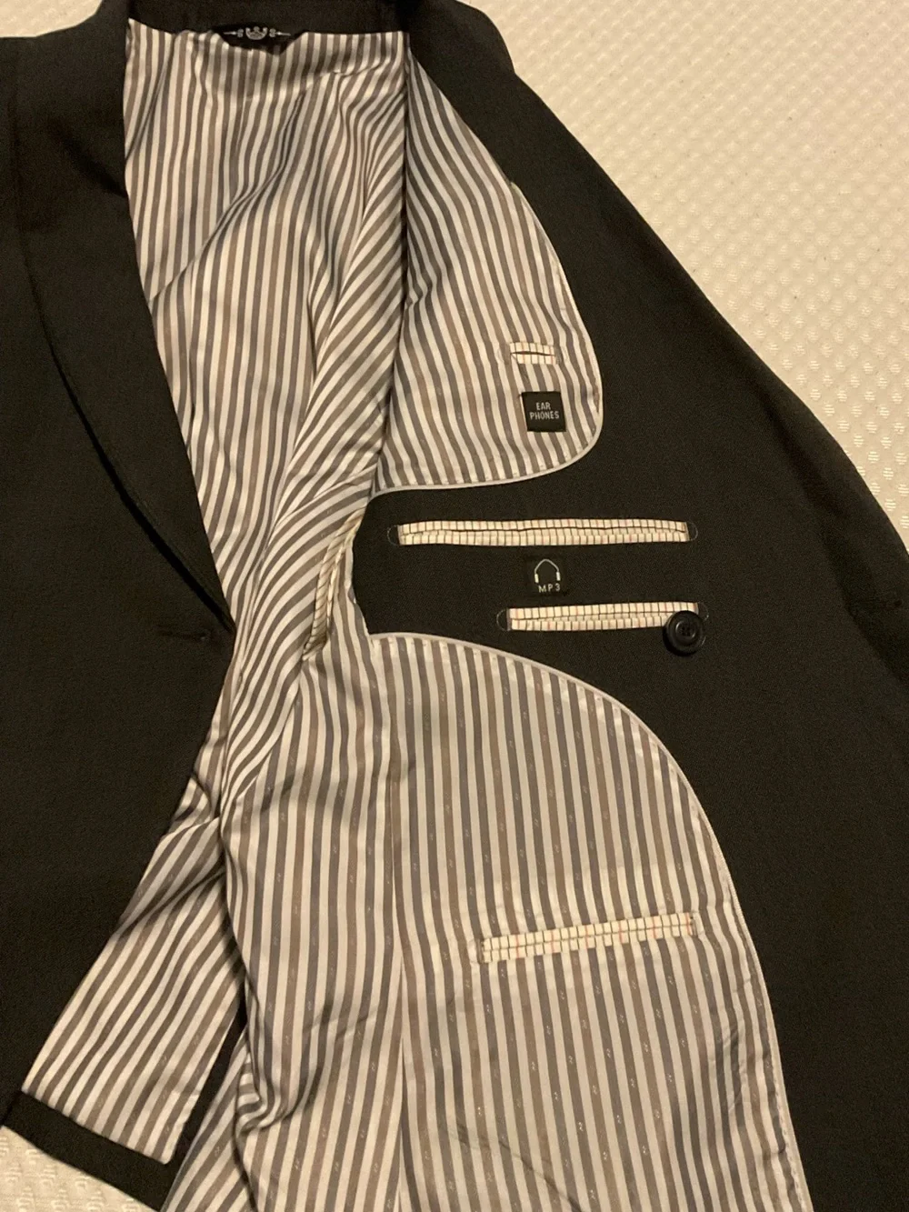 Classic grey Double-Breasted Blazer WESTEND